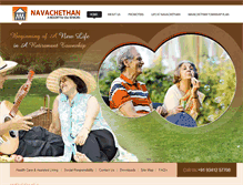 Tablet Screenshot of navachethanretirement.com